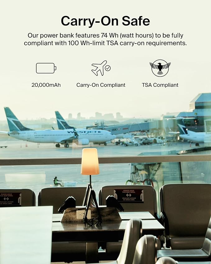 Belkin Portable Charger, USB-C Power Bank 20, 000mAh w/ 2X USB-C Ports & 1x A - Image 9