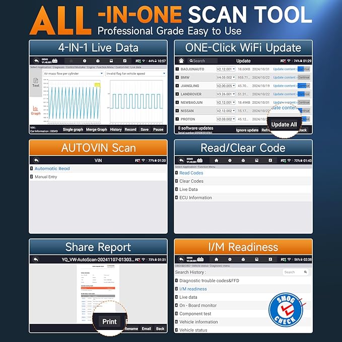FOXWELL NT716 OBD2 Scanner Bidirectional Scan Tool - Image 6