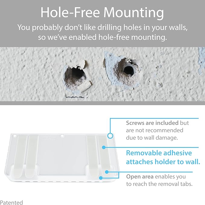 TotalMount Hole-Free Remote Holder – Eliminates The Need to Drill Holes in Your - Image 3