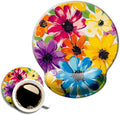Ergonomic Mouse Pad with Wrist Support, Mouse Pad with Wrist Rest and Coaster by Dooke