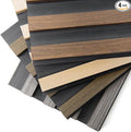 Art3d 4-Pack 6 x 6 Inch WPC Wood Slat Wall Panel by Art3d