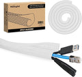 Nilight Cable Sleeve, 10ft-1/2inch Cord Management Sleeves, Braided Sleeving by Nilight
