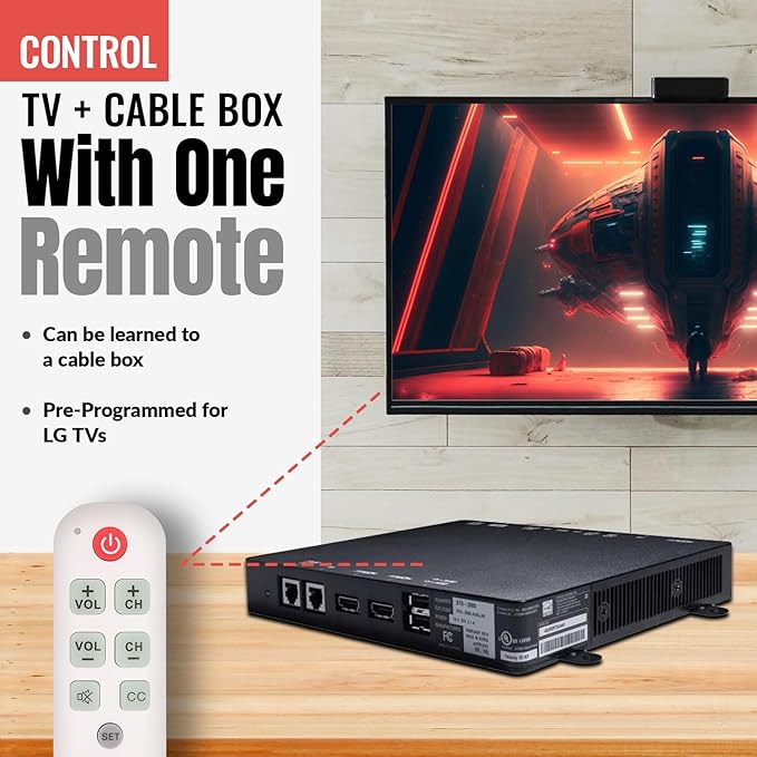 Anderic Easy Big Button Universal TV Remote Control. Easy to Use, Glow Keys - Image 4