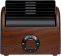POOCCI Desk Fan Personal Quiet Powerful Small Table Fans Retro Bladeless Fans by POOCCI