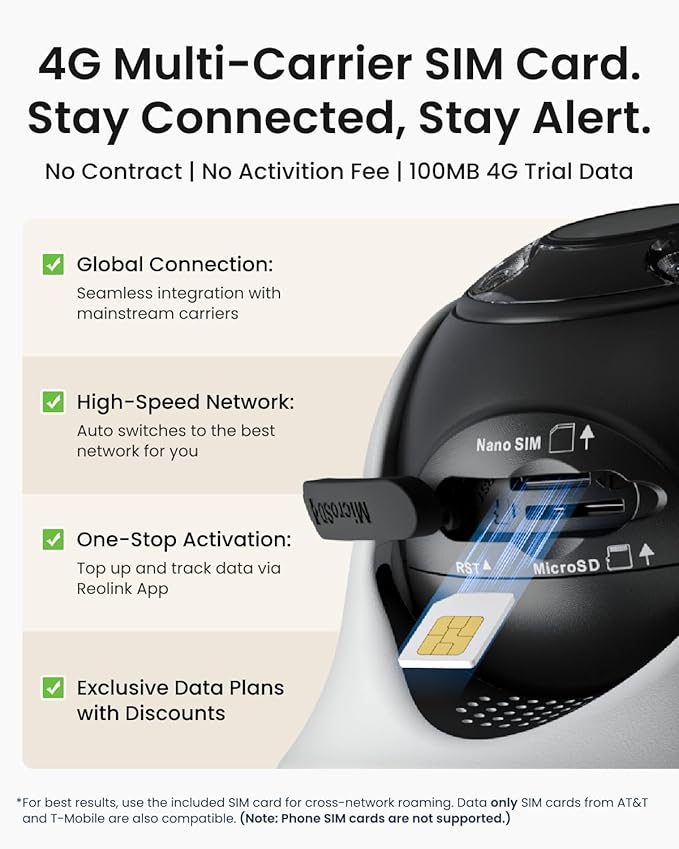 REOLINK 4K LTE Cellular Security Camera Wireless Outdoor, No WiFi, 3G/4G LTE - Image 6