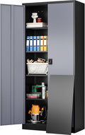 SISESOL Wide & Deep Metal Storage Cabinet by SISESOL