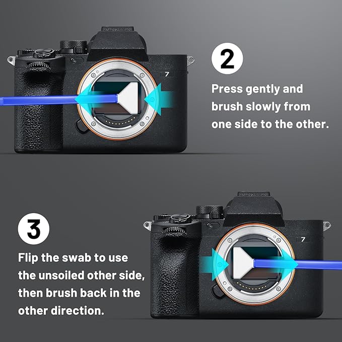 Camera Lens Cleaning Kit with Pro 10x Sensor Swabs, Sensor Cleaner, Compatible - Image 3