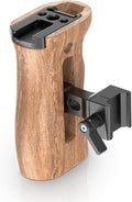 SmallRig Universal Side Wooden NATO Handle Grip DSLR Camera Cage w/Cold Shoe by SmallRig