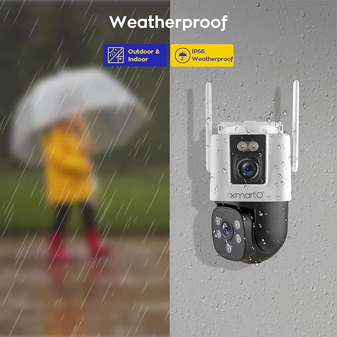 xmartO 6MP 2-in-1 WiFi 6 Home Security Camera - Image 9