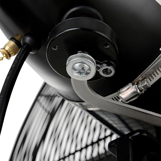 Global Industrial 30" Outdoor-Rated Oscillating Wall-Mount Fan, 2 Speed - Image 6