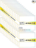 NUWATT 40 Pack 2x2 LED Flat Panel Lighting, Drop Ceiling Light Wattage by NUWATTLighting