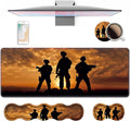 4 in 1 Ergonomic Keyboard Wrist Rest & Mouse Pad Wrist Rest Set, Large XXL by Unknown