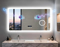 LUVODI Bathroom LED Wall Mirror: 48x24 inch Rectangle Makeup Vanity by LUVODI
