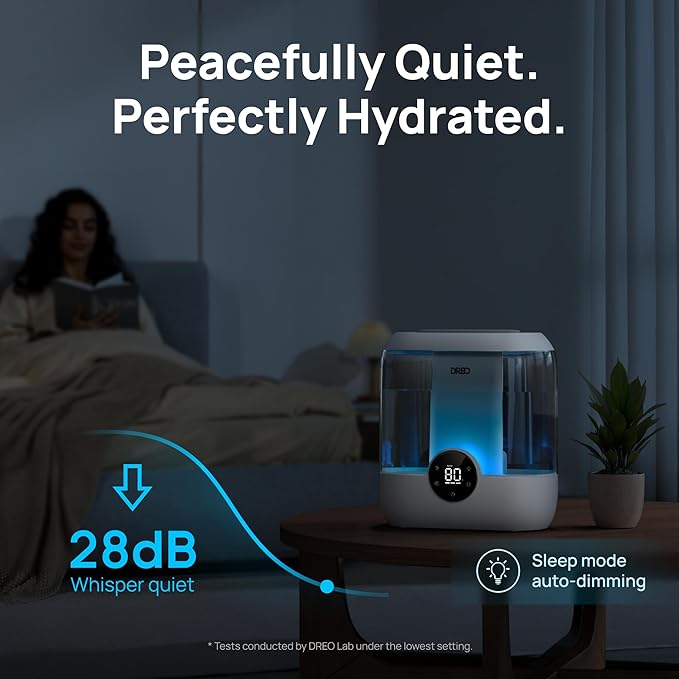 DREO Smart Humidifiers for Bedroom, 6L Top Fill Supersized Cool Mist Humidifier - Image 5