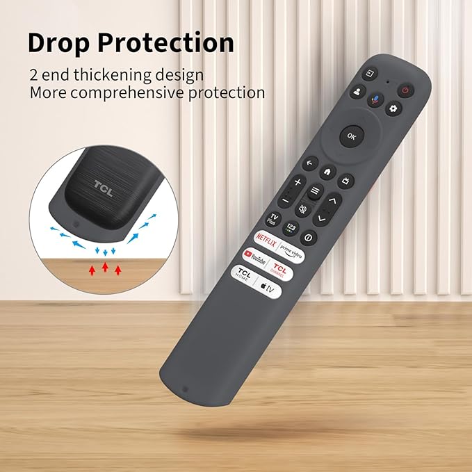 Hi Color Silicone Cover for TCL RC813 FMB1/RC923/RC902V Remote Protective Case - Image 4