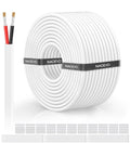 NAOVEO 18 Gauge Wire 2 Conductor Electrical Wire, 18 AWG Stranded PVC Tinned by NAOEVO