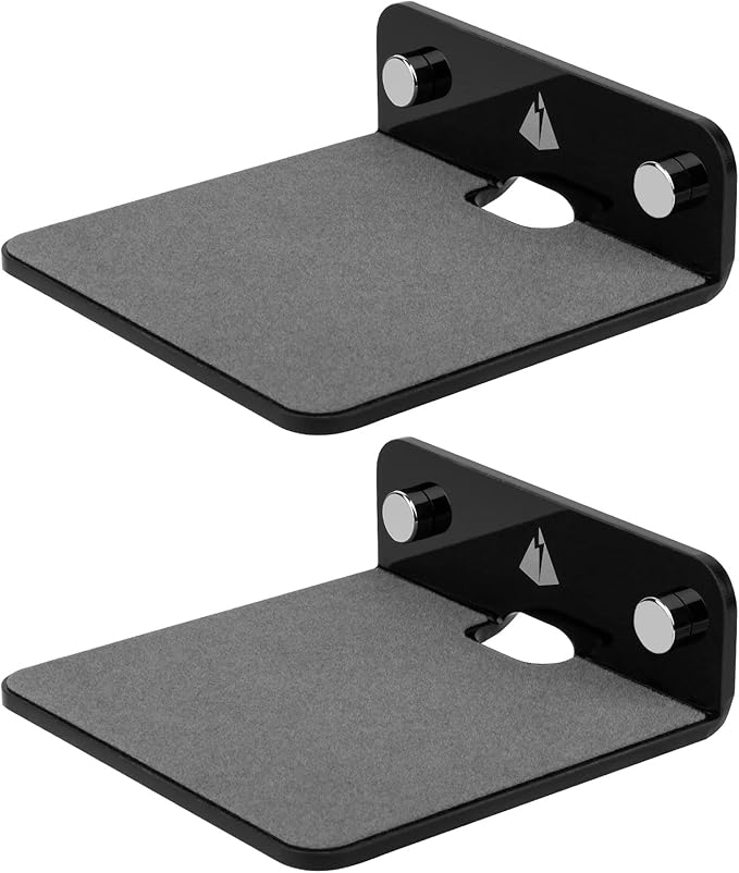 TXEsign Small Floating Shelves Speaker Shelves-2 Pack Wall Shelves Speaker Mount - Image 8