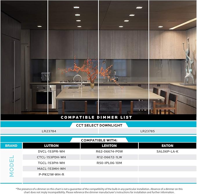 LUXRITE 12 Pack 4 Inch Square Recessed LED Can Lights, CCT Color Temperature - Image 5