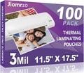 Jiomrzo Laminating Sheets, 100 Pack Laminating Pouches Holds 11 x 17 Inch Sheets by Unknown
