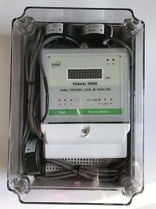 DAE P254-200 KIT, UL kWh Smart Submeter, 3 Phase, 3 Split Core CTs - Image 4