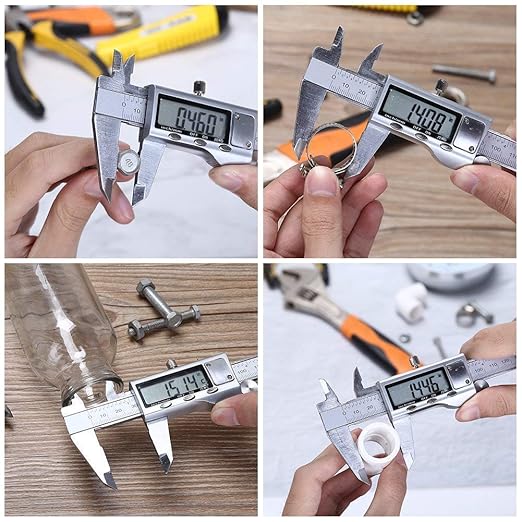 Digital Caliper Measuring Tool, Stainless Steel Vernier Caliper Digital - Image 8