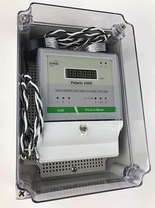 DAE P103-200-S KIT, UL Listed, CTEP kWh Smart Submeter, Polaris 1000, 2 CTs - Image 4