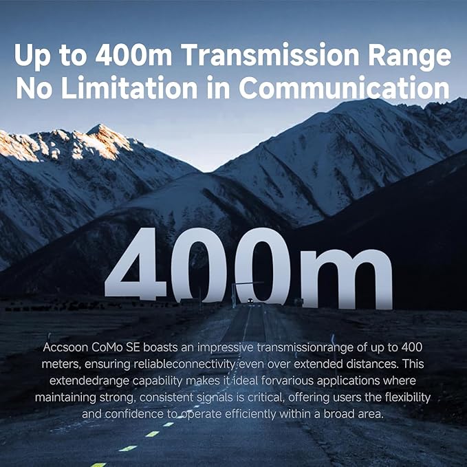 Accsoon Como SE Wireless Headset Intercom System 5-Person Full Duplex 1312ft - Image 2