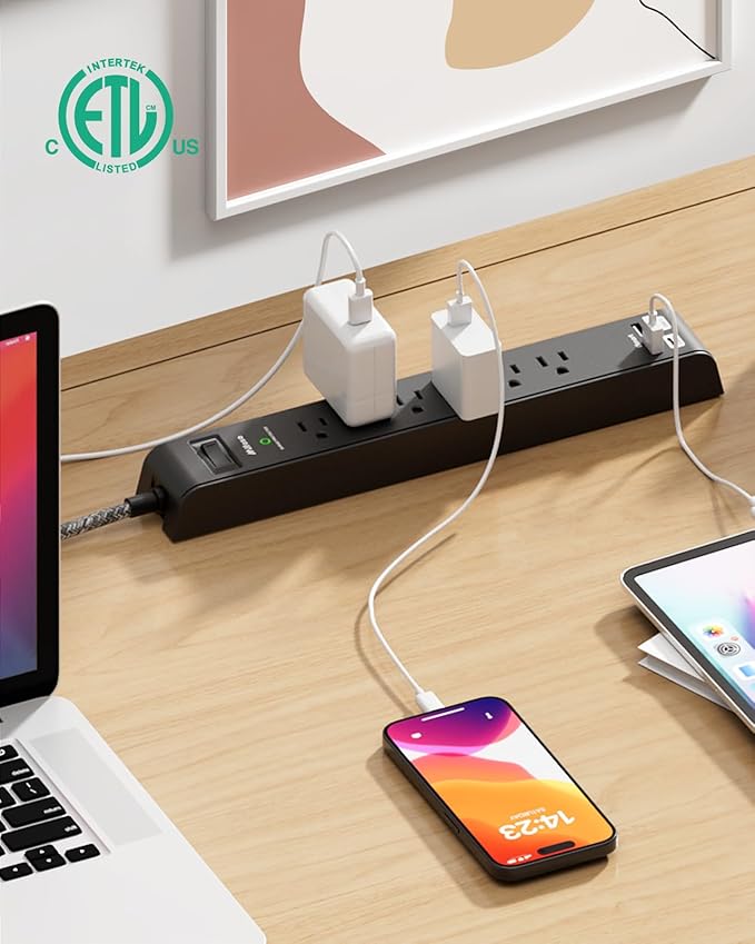 15FT Power Strip Surge Protector - Image 3