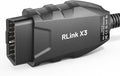 TOPDON RLink X3 OBD2 Adapter for GM/Ford/Chrysler, J2534 Pass-Thru Programmer by TOPDON