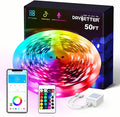 DAYBETTER Smart RGB Led Strip Lights, 50ft Led Lights by DAYBETTER