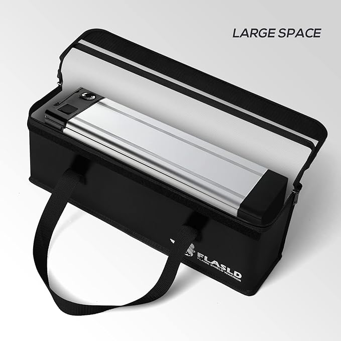 FLASLD 2-Pack Lipo Fireproof Bag Ebike Accessories Battery Charging Case Charge - Image 8