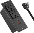 Recessed Power Strip USB C PD 30W Fast Charging, Flush Mount Desk Recessed by Jgstkcity
