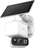 Tapo 2K Dimmable Floodlight Security Camera Outdoor Wireless w/Solar Panel by Tapo