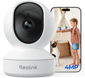 REOLINK 4MP Indoor Security Camera E1, Plug-in 2.4G Wireless WiFi 6 by REOLINK