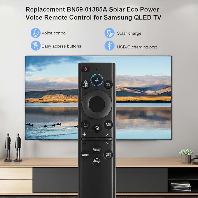 BN59-01385A Solar Voice Replacement Remote Control - Image 5