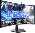 SANSUI 24 Inch Curved 160Hz Gaming Monitor, 1500R Curved Gaming Monitor FHD by SANSUI