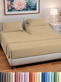 Split Head King Sheet Set – 4 Piece Flex Split Top King Sheets by CGKUnlimited