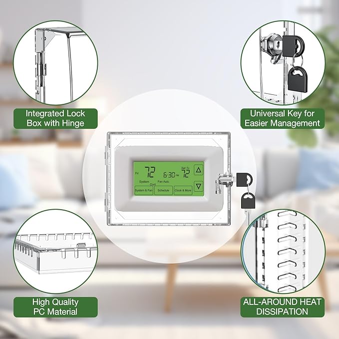 AUURIO Upgraded Thermostat Lock Box - Image 6