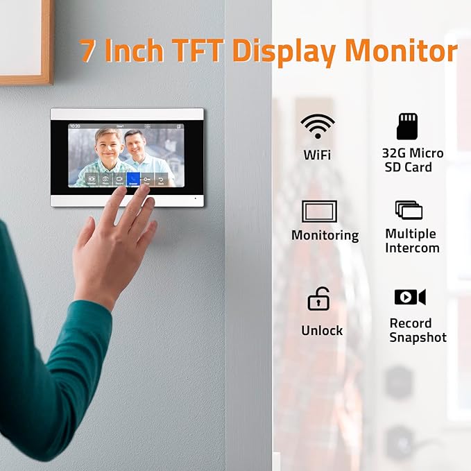 AMOCAM Wireless Video Doorbell Intercom - Image 4