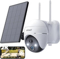 ieGeek Security Camera Outdoor, 2K Wireless WiFi 360°PTZ Camera, Solar Battery by ieGeek