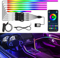 Dreamcolor Interior Car Lights, WEBUPAR Car Accessories 6 in 1 Car LED Strip by WEBUPAR