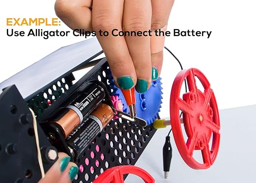 Alligator Clips Electrical, 5 Colors Jumper Wires Kit - Image 6