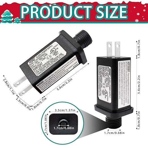 4.5V 0.6A Replacement LED Transformer Class 2 Power Supply Adapter Ip44 LED - Image 2