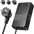 220V to 110V Voltage Converter, 600W AC Sockets Power Any American Appliances by Hyted