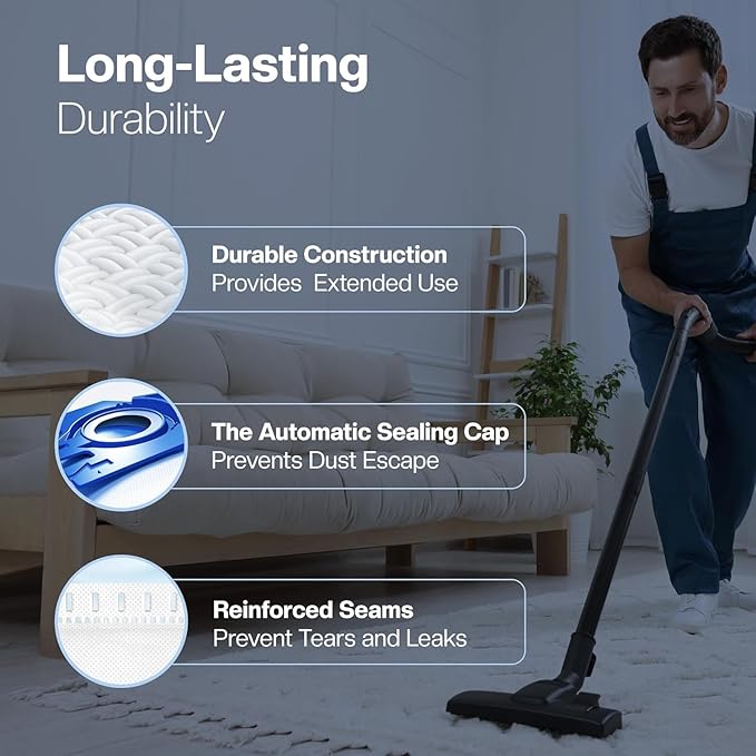 4 Vacuum Cleaner Bags – Compatible - Image 5