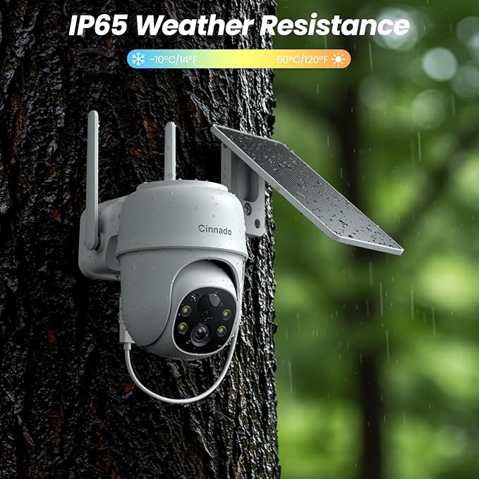 Cinnado 2K Cameras for Home Security-2.4G WiFi Outdoor Camera Wireless - Image 7