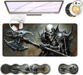 BFUKVOU Large Keyboard Mouse Pad Set, Extended Mouse Pad+Keyboard Wrist Rest by Unknown