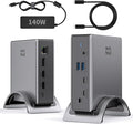 USB C Docking Station, Minthouz PD3.1 Docking Station 3 Monitorswith 4K@144Hz by Minthouz