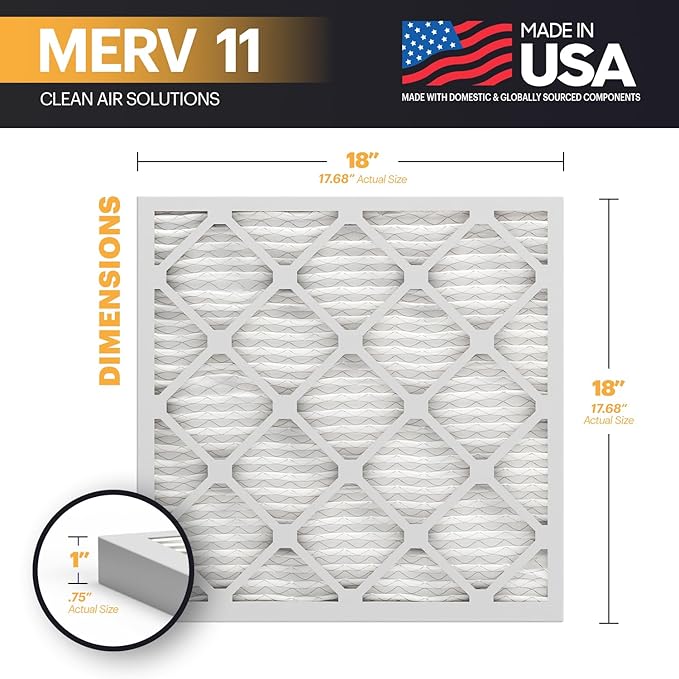 BNX TruFilter 18x18x1 Air Filter MERV 11 - Image 2