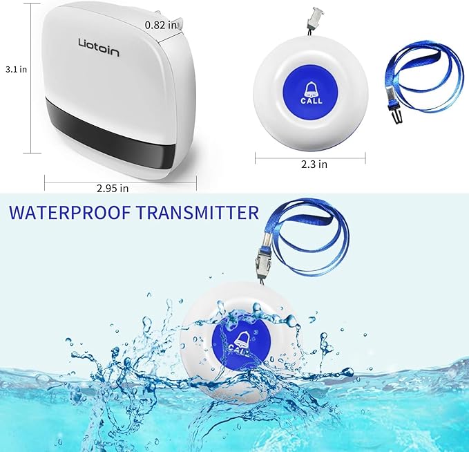 LIOTOIN Caregiver Pager Wireless Alert System - Image 6